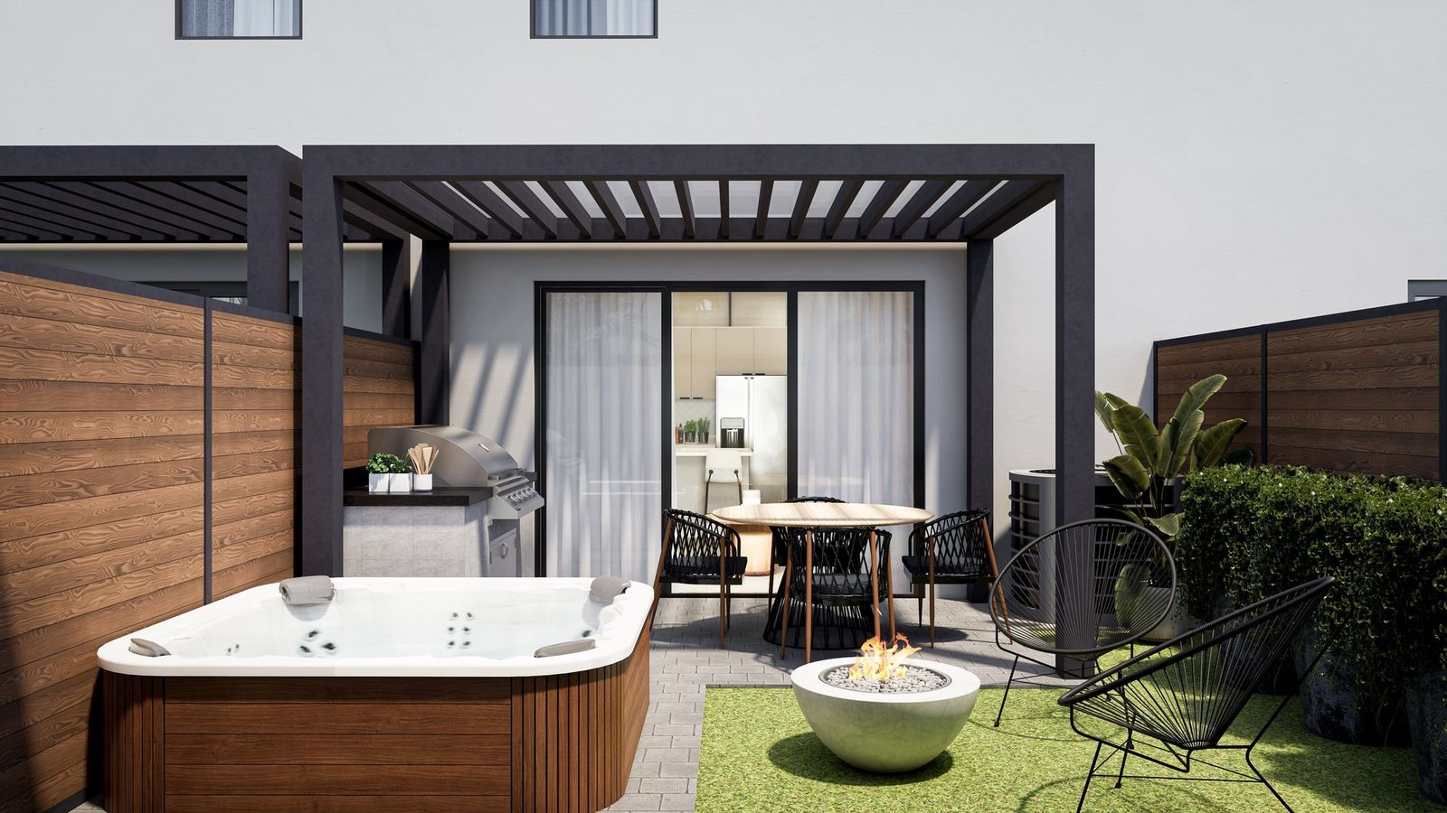 The Hub Garden Orlando — garden privativo com spa
