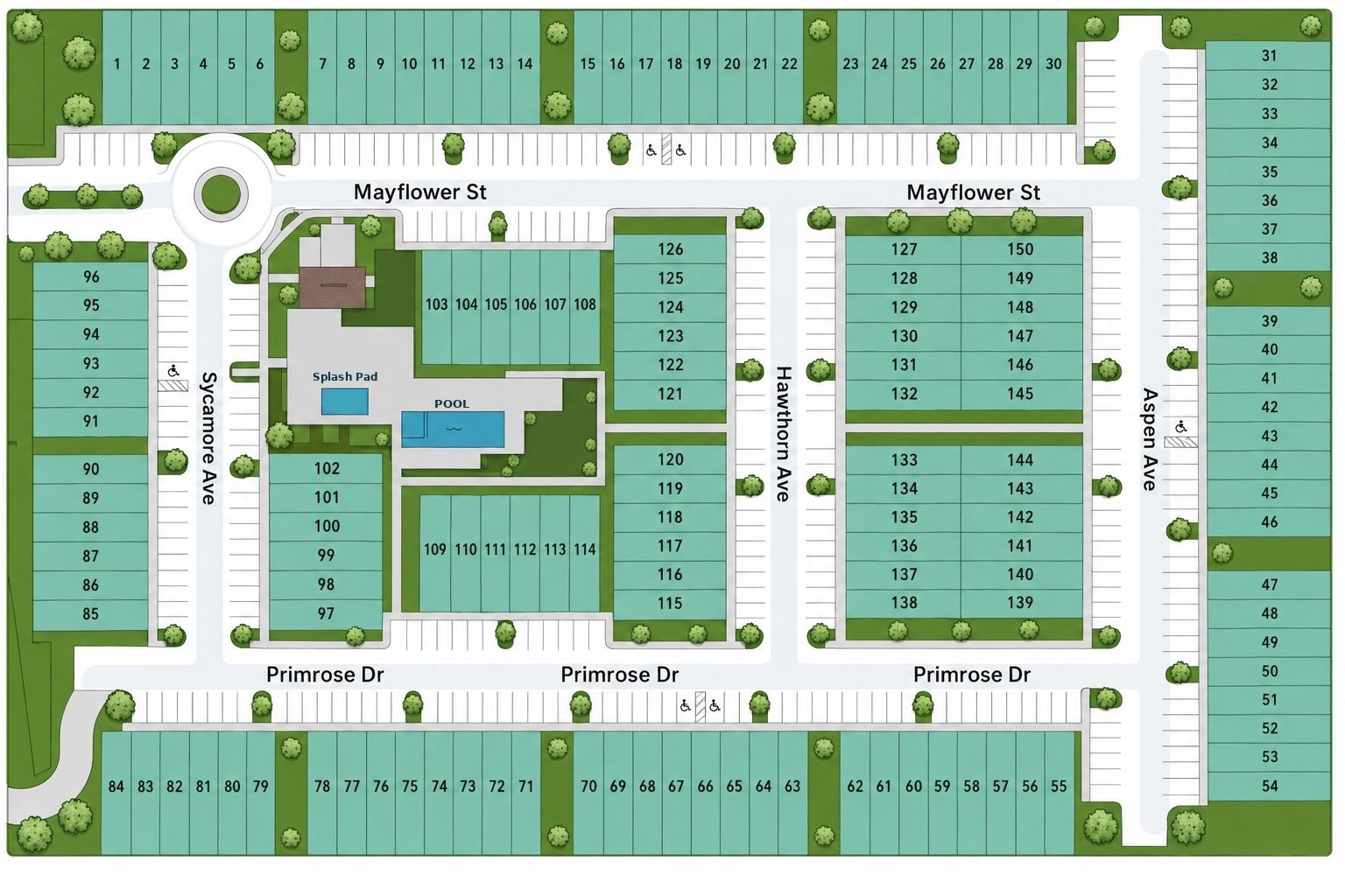 The Hub Garden — planta baixa completa 132m²